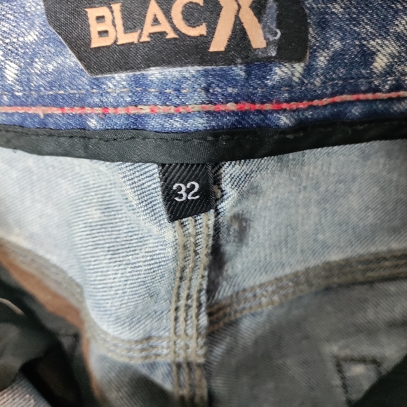 BlacX light washed distressed denim jeans - Picture 8 of 15